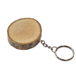 Brelok brzozowy z korą